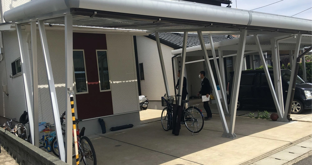 Aluminum Solar Carport Mounting Structure