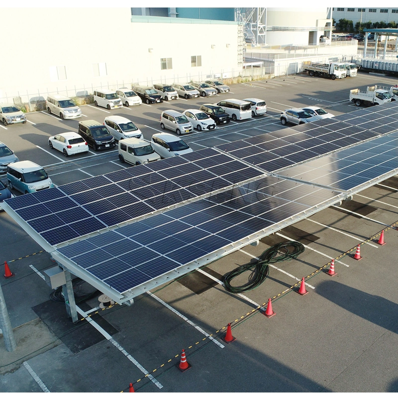 Modern Design Solar Panel Mounting System Carbon Steel Waterproof Solar Carport Bracket
