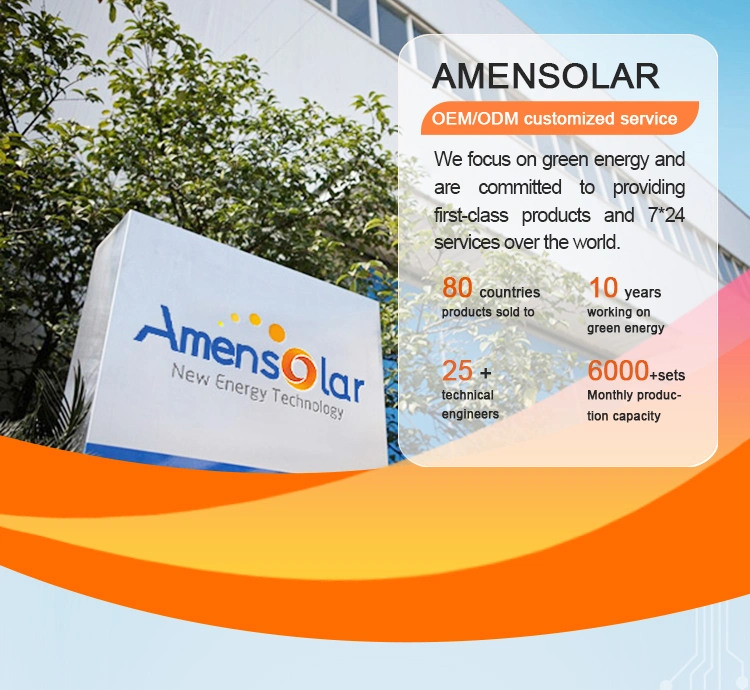 Amensolar Am5120 3u 51.2V 100ah Household Rack Structure 5kwh Solar Ess Solar Power Battery Storage