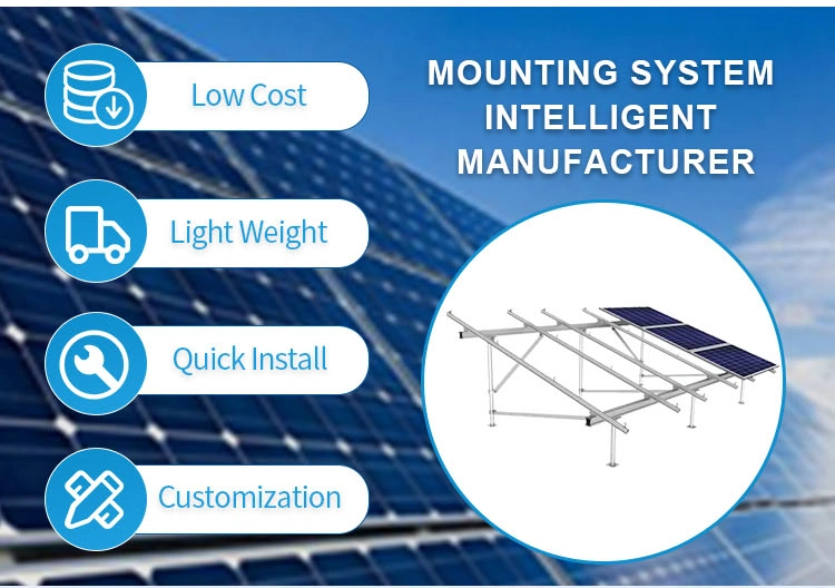 Ground Mount Solar Car Port Metal Carport Solar Structure for Solar Panels Parking